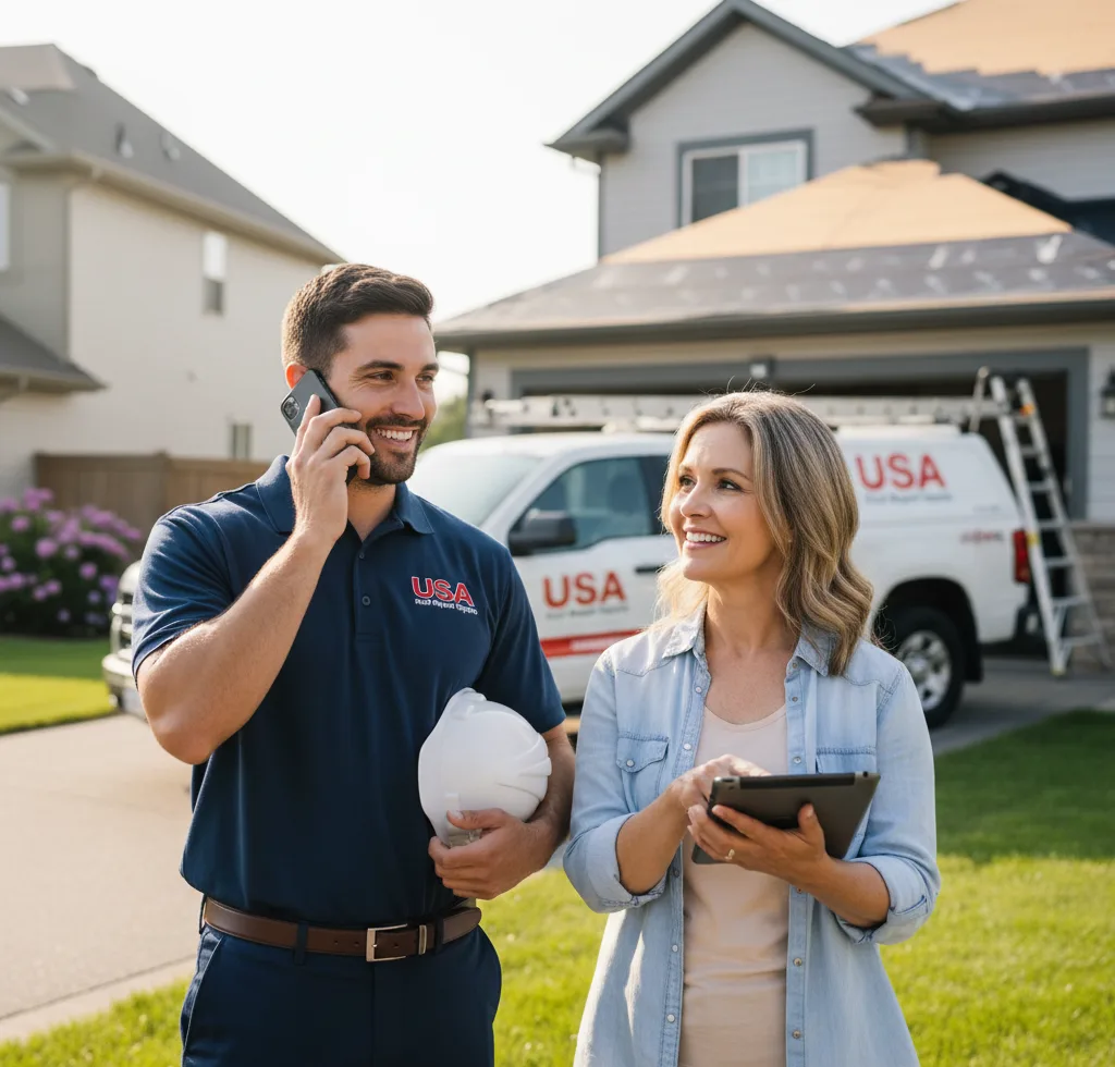USA Roof Repair Experts customer support in Fort Defiance